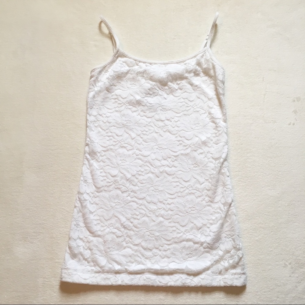 Aeropostale cami tank top with lace